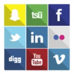 redes sociales android application logo